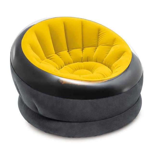 【INTEX】帝國星球椅植絨款/充氣沙發/懶骨頭-3色可選(68582NP)