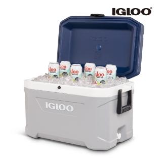 【IGLOO】MAXCOLD 系列五日鮮 54QT 冰桶 50543(保鮮 保冷 露營 戶外 保冰 冰桶)