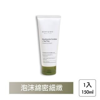 【MARY&MAY】魚腥草茶樹毛孔清潔洗面乳 150ml(mary may 韓國 保養)