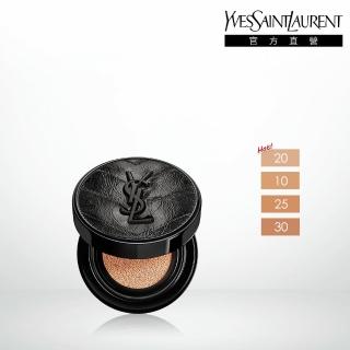 【YSL 官方旗艦館】恆久完美霧光氣墊粉餅 SPF50+/PA+++ 14g(任選1款/時尚霧黑版)