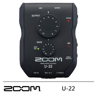【ZOOM】U-22 行動錄音介面--公司貨