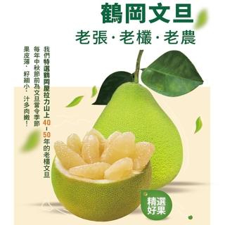 【老張果物】40年老欉鶴岡文旦 10斤禮盒(10斤±10%/10-16顆/盒)