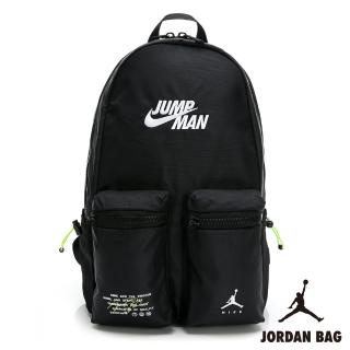 【NIKE 耐吉】後背包 運動包 書包 旅行包 登山包 喬丹 JUMPMAN X NIKE BACKPACK 黑 JD2223019GS-001