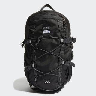 【adidas 愛迪達】後背包 雙肩包 大容量 運動 BACKPACK L 黑 HL6746