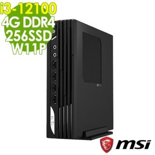 【MSI 微星】PRO DP21 12M i3-12100/4G/256SSD/W11P(四核心 迷你電腦)