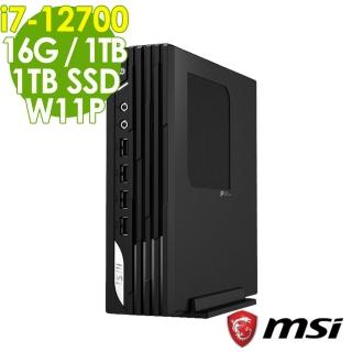 【MSI 微星】PRO DP21 12M i7-12700/16G/1TSSD+1TB/W11P(十二核心 迷你電腦)