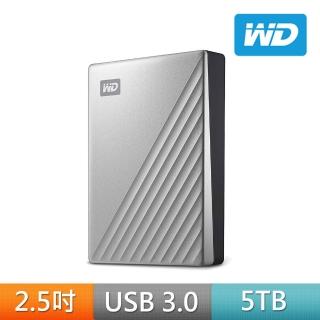 【WD 威騰】★My Passport Ultra for Mac 5TB 2.5吋USB-C行動硬碟