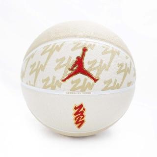 【NIKE 耐吉】Jordan All Court 8P Zion 籃球 7號 戶外 觸感佳 奶茶(DO4723-720)