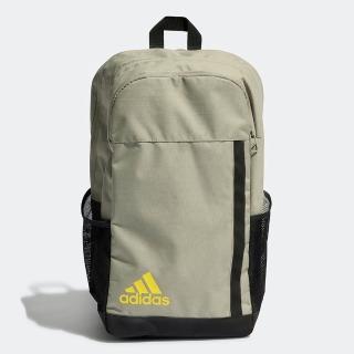 【adidas 愛迪達】後背包 運動包 書包 旅行包 登山包 綠黑 HM9163