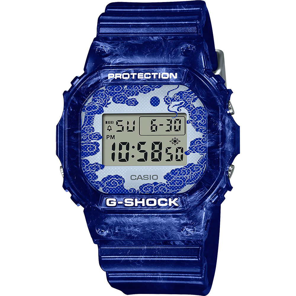 【CASIO】G-SHOCK 經典DW-5600系列電子手錶-黑/42mm(DW