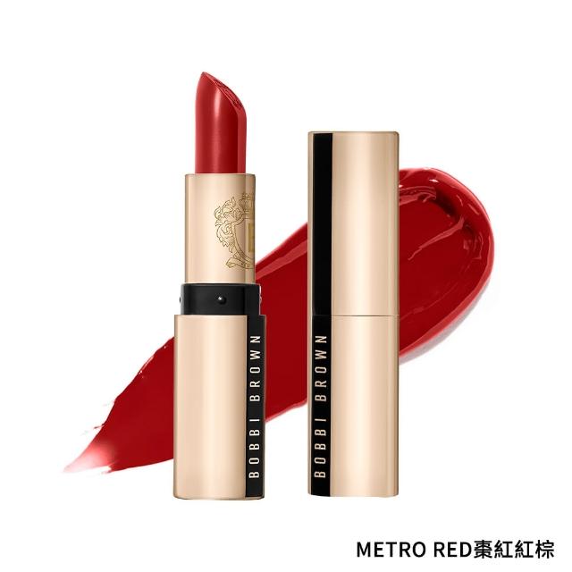 【Bobbi Brown 芭比波朗】金緻緞光唇膏3.5g(高級大勢微霧緞光唇)