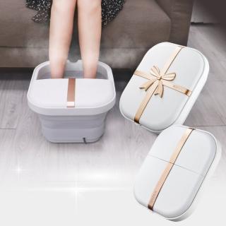 【KINYO】氣泡按摩摺疊足浴機 泡腳機(獨家經典款)