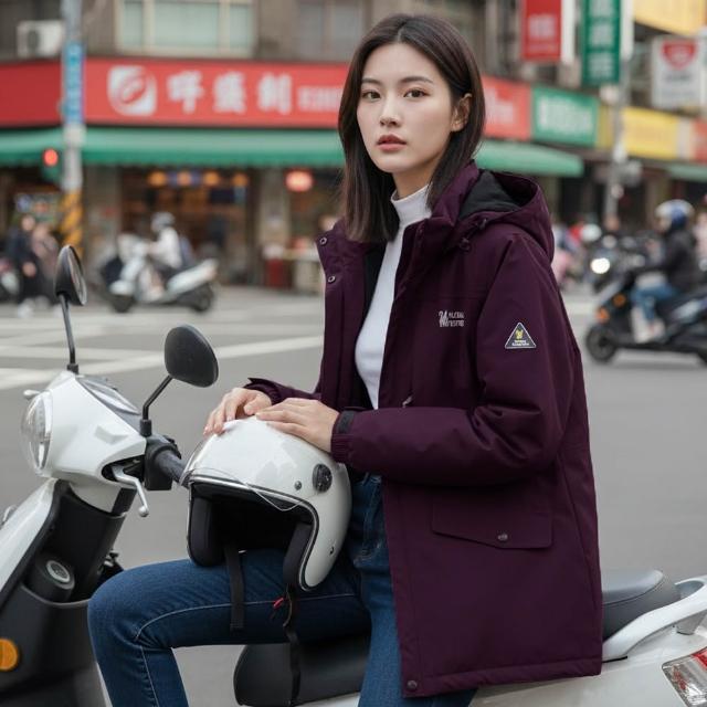 【遊遍天下】女款極暖GlobeTex防水防風保暖顯瘦中長版羽絨外套(M-5L 大尺碼)