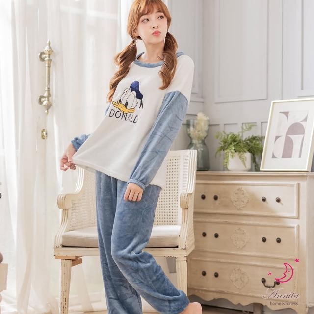 【Annita】交換禮物溫暖物語法蘭絨保暖睡袍居家服福袋(情侶款睡袍/1212交換禮物/保暖居家服/長袖/中大尺碼)