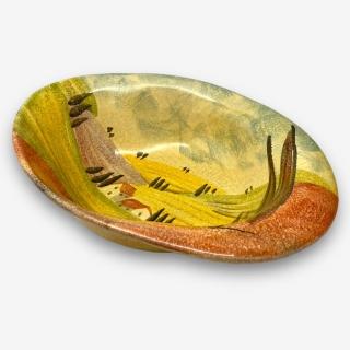 【SOLO 歐洲家居】Modigliani 義大利手工陶 30CM 大碗(ST 晚霞)