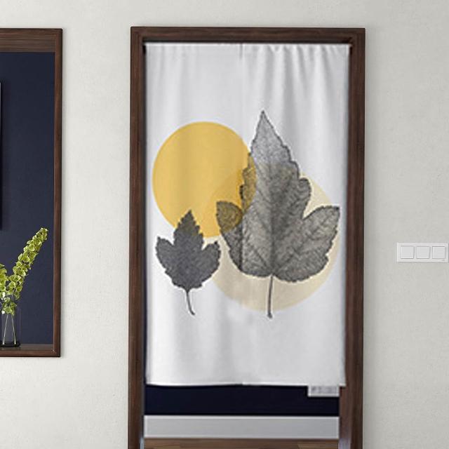 【嵐楓居家】買一送一富貴吉祥系列長門簾 風水簾85cm*180cm2入(門簾/風水簾/長門簾/免打孔穿桿門簾)