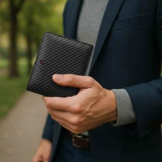 【MONDAINE 瑞士國鐵】x Knirps  聯合品牌 送禮 蘇黎世系列RFID防盜8卡牛皮零錢包短夾(男用/男友禮物)