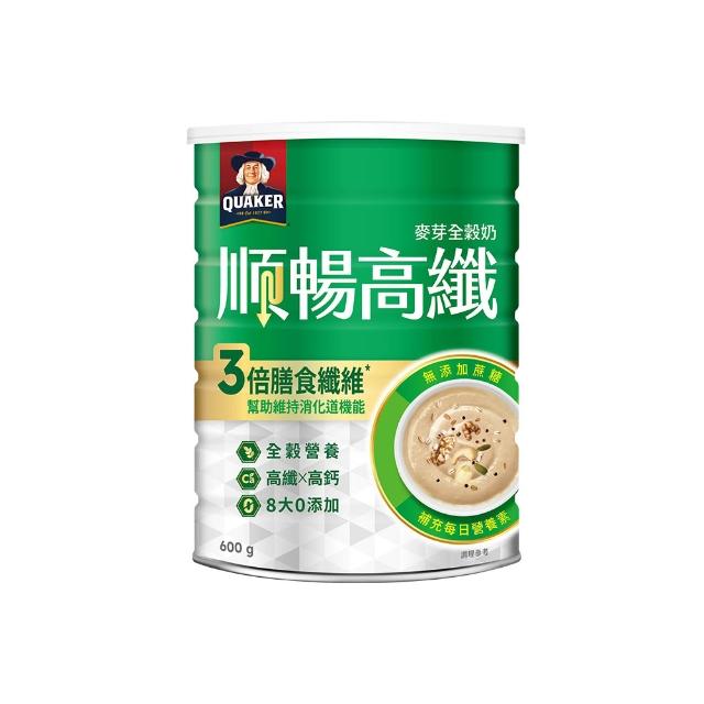 【QUAKER 桂格】營養全穀奶系列口味任選4入組(好眠高鈣/順暢高纖/關鍵穩立)