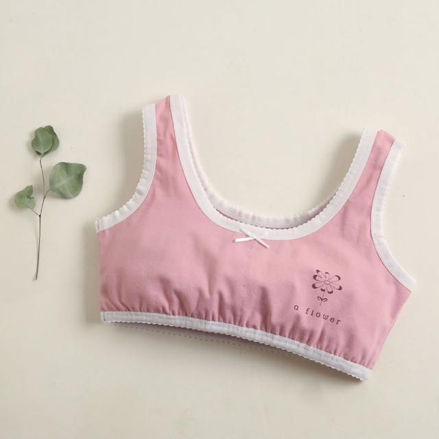 【chiao!Babe 俏寶貝】1件組 韓版純棉背心學生內衣(130-150cm/無鋼圈/學生/兒童/少女)