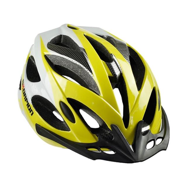 【SKORPION 蠍牌】競技型 自行車安全帽(CNS標準 可調整 衝擊吸收 內部加固 遮陽 通風)