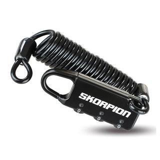 【SKORPION 蠍牌】多功能 迷你密碼鎖(自行車鎖 腳踏車鎖 安全帽鎖)