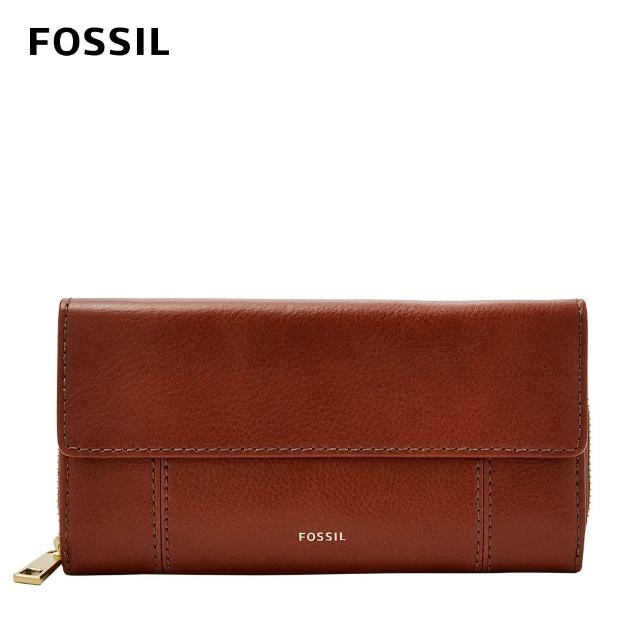 【FOSSIL】精選經典真皮拉鍊/翻蓋長夾 (多款任選 單一價)