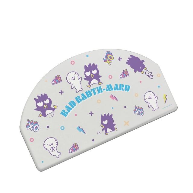 【收納王妃】Sanrio 三麗鷗 亂版系列 硬式珪藻土 吸水 半圓地墊 防潮(尺寸:60x35x0.9cm)
