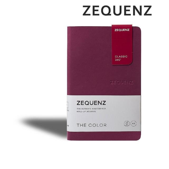 【ZEQUENZ】360度可捲曲筆記本-繽紛系列A6-點陣/方格/橫條內頁可選(泰國皇室御用 色票 辦公 手扎 隨身筆記)