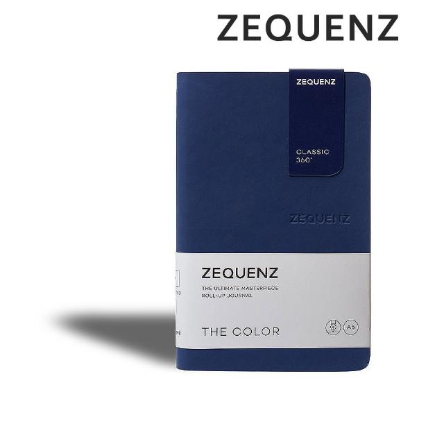 【ZEQUENZ】360度可捲曲筆記本-繽紛系列A6-點陣/方格/橫條內頁可選(泰國皇室御用 色票 辦公 手扎 隨身筆記)
