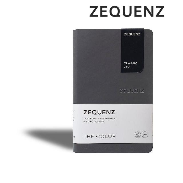 【ZEQUENZ】360度可捲曲筆記本-繽紛系列A6-點陣/方格/橫條內頁可選(泰國皇室御用 色票 辦公 手扎 隨身筆記)