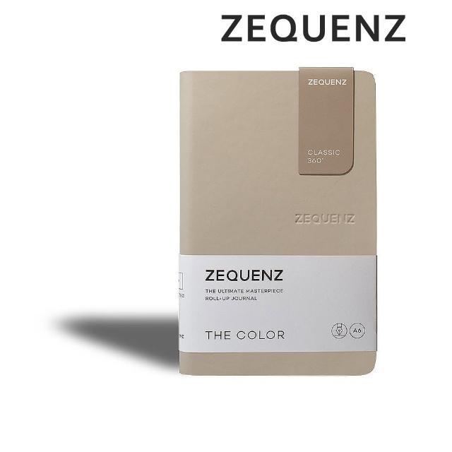 【ZEQUENZ】360度可捲曲筆記本-繽紛系列A6-點陣/方格/橫條內頁可選(泰國皇室御用 色票 辦公 手扎 隨身筆記)