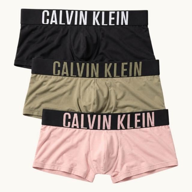 【CALVIN KLEIN】CK男內褲 超細纖維合身短版 低腰男四角內褲 3件組(CK內褲-多款任選)