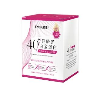 【EatBLISS 益比喜】好齡光白金蛋白大豆異黃酮plus 奶素(10包/盒) 優蛋白 蛋白粉 紅藻鈣 增強體力 乳清蛋白