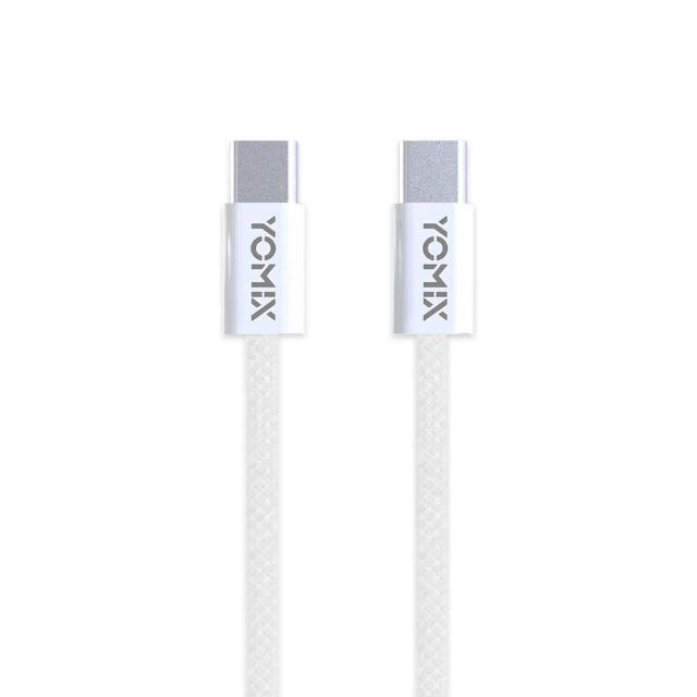 【YOMIX 優迷】1.5M USB-C to USB-C 60W編織快充充電傳輸線(支援PD/QC快充/筆電/Android/支援iphone17快充)