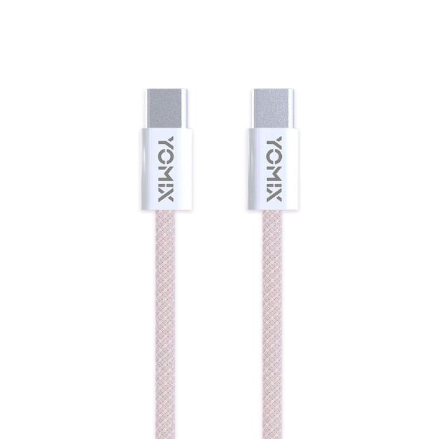 【YOMIX 優迷】1.5M USB-C to USB-C 60W編織快充充電傳輸線(支援PD/QC快充/筆電/Android/支援iphone17快充)