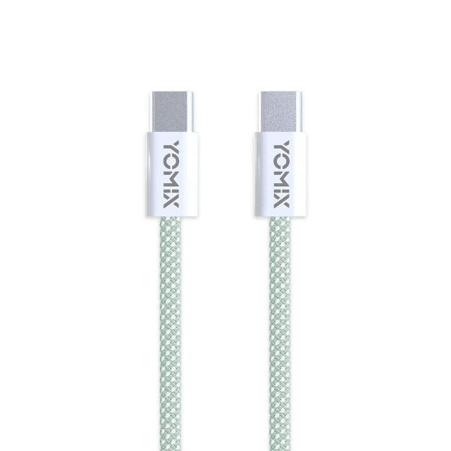 【YOMIX 優迷】1.5M USB-C to USB-C 60W編織快充充電傳輸線(支援PD/QC快充/筆電/Android/支援iphone17快充)