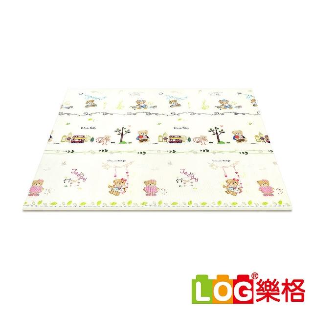 【LOG 樂格】XPE環保無毒爬行地墊2cm -歡樂熊 120x180x厚2cm(爬行墊 地墊 無包邊 120x180x2cm)