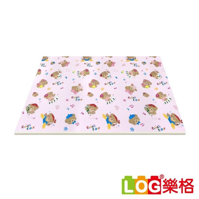 【LOG 樂格】XPE環保無毒爬行地墊2cm -歡樂熊 120x180x厚2cm(爬行墊 地墊 無包邊 120x180x2cm)
