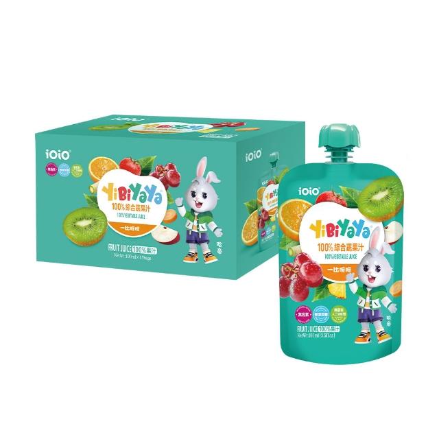 【十全】iOiO食在愛我YiBiYaYa一比呀呀100%綜合果汁100mlX45入(嬰幼兒果汁)