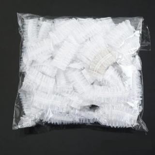 【MyDuck】100個 一次性防水耳套 即棄耳罩(染髮美容洗澡護耳 浴室 浴帽 浴衣 方便 中耳發炎 洗頭防水)
