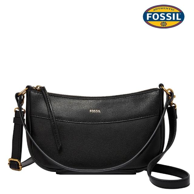 【FOSSIL】經典百搭真皮斜背包/水桶包 買1送1 送禮推薦 (多款任選)