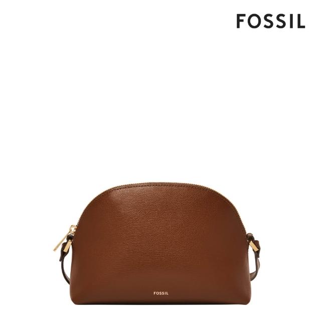【FOSSIL】經典百搭真皮斜背包/水桶包 買1送1 送禮推薦 (多款任選)