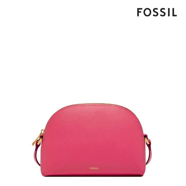 【FOSSIL】經典百搭真皮斜背包/水桶包 買1送1 送禮推薦 (多款任選)