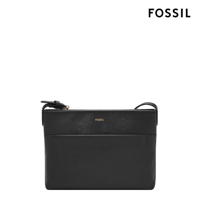 【FOSSIL】經典百搭真皮斜背包/水桶包 買1送1 送禮推薦 (多款任選)