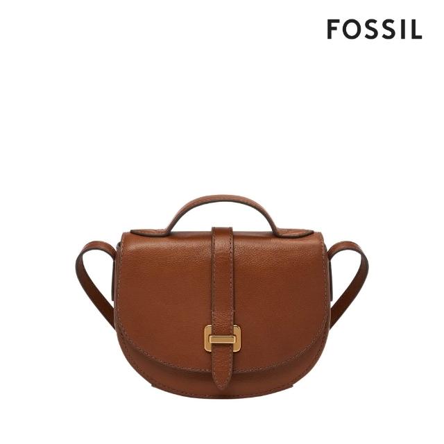 【FOSSIL】經典百搭真皮斜背包/水桶包 買1送1 送禮推薦 (多款任選)