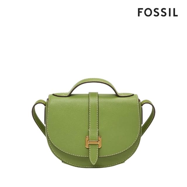 【FOSSIL】經典百搭真皮斜背包/水桶包 買1送1 送禮推薦 (多款任選)
