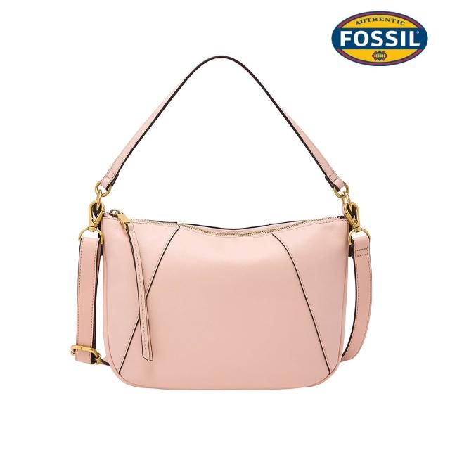 【FOSSIL】經典百搭真皮斜背包/水桶包 買1送1 送禮推薦 (多款任選)