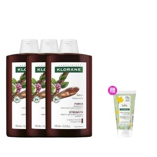 【KLORANE 蔻蘿蘭】官方直營 3入組養髮洗髮精400ml