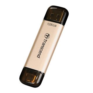 【Transcend 創見】JetFlash930C Type C 128GB 讀寫破百 高耐用雙頭隨身碟(TS128GJF930C 新舊包裝隨機出貨)