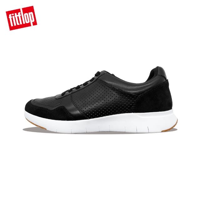 【FitFlop】ANATOMIFLEX MENS LEATHER-MIX SNEAKERS 運動風繫帶休閒鞋-男(三色)